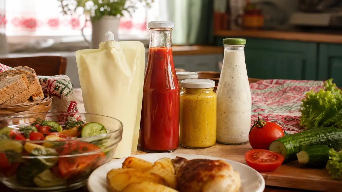 Белорусские соусы КАМАКО и ABC в домашней кухне