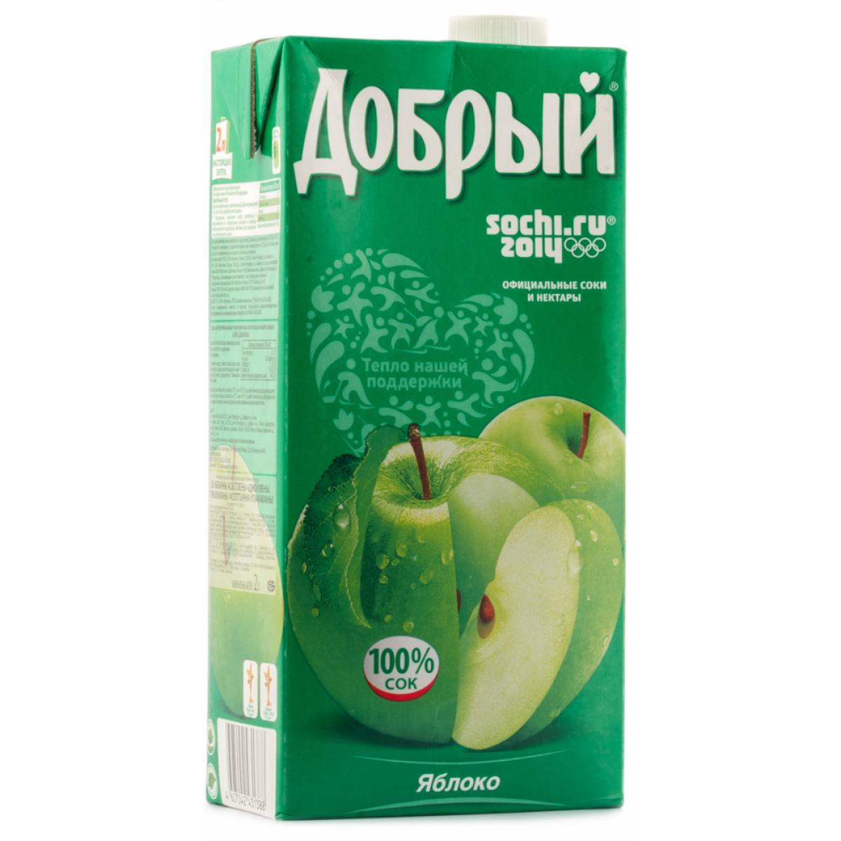 Нектар Добрый яблоко 0,2л