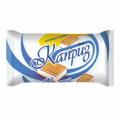 Мороженое Каприз ваниль пломбир ароматом ванили на печ 95г