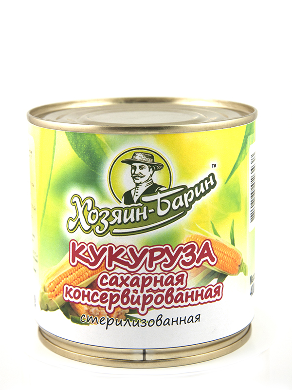 Кукуруза сахарная "Хозяин-барин", 310г.