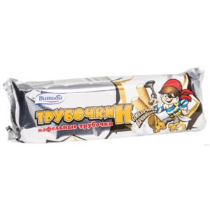 Трубочки вафельные Трубочкин с молочно начинкой п/п 170г