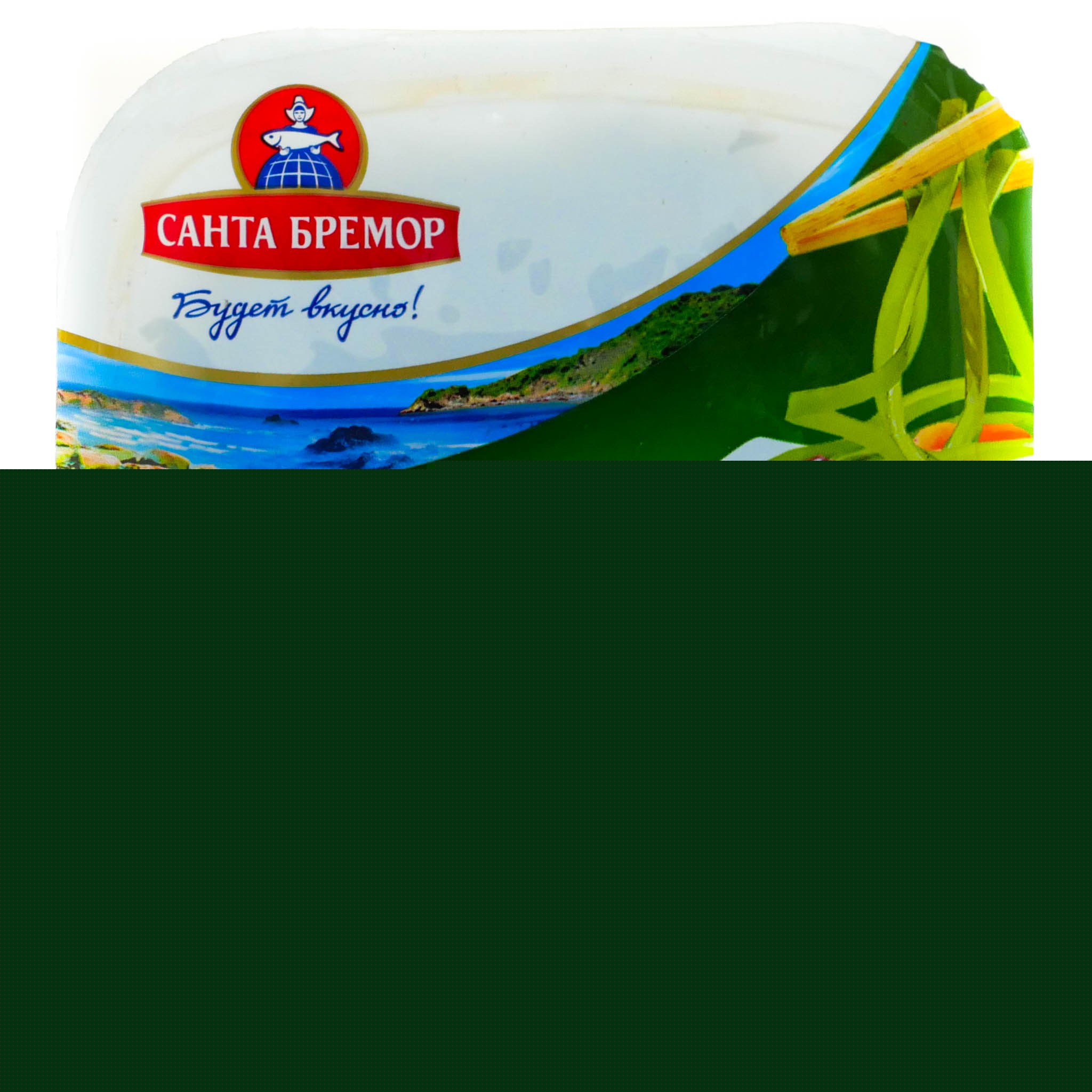 Капуста морская по-корейски с грибами (лоток) 150г