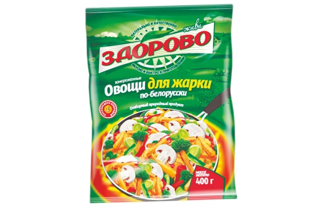 Овощи для жарки Живи здорово по-Деревенски замороженные 400г