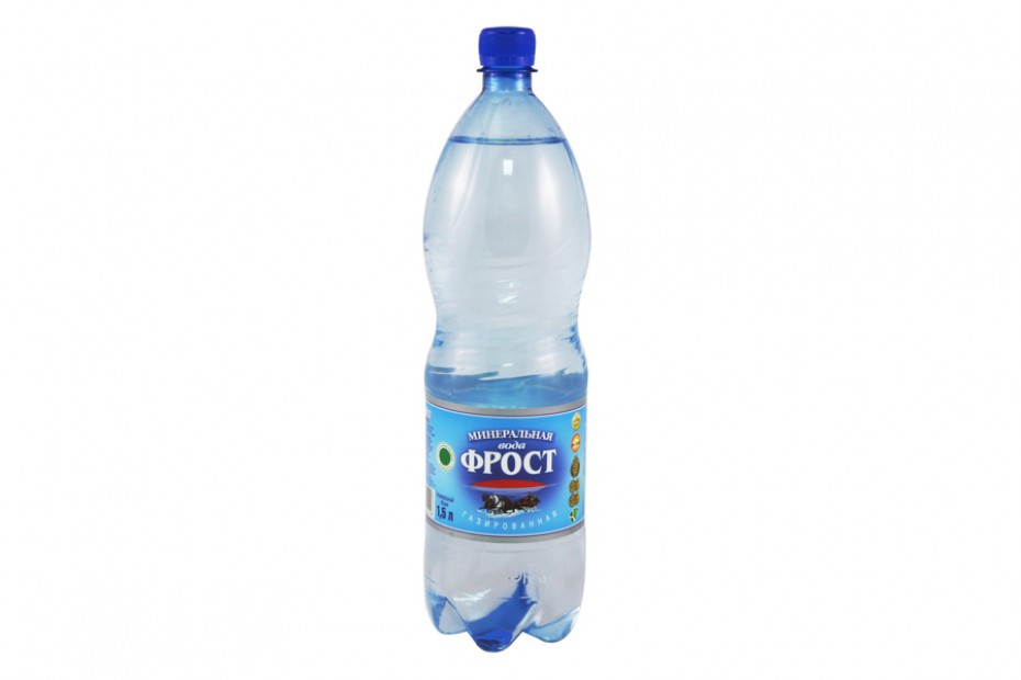 Вода минеральная Фрост фторосодержащая газированная 1,5л