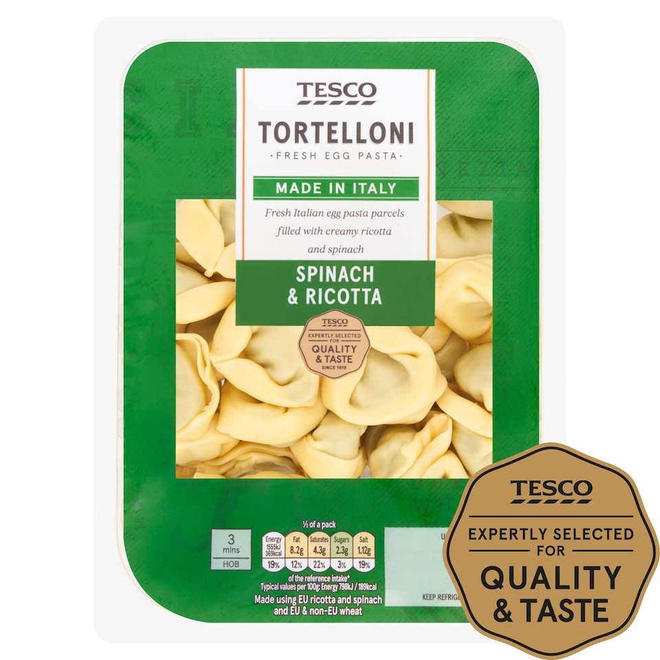 Spinach and Ricotta Tortelloni