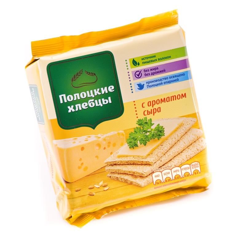 Хлебцы Полоцкие экструзионные с ароматом сыра 55г