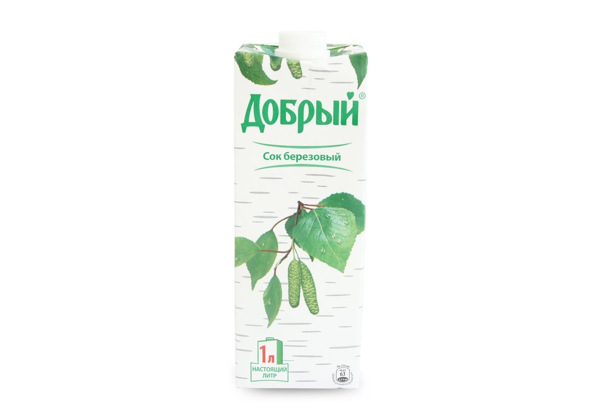 Сок березовый Добрый 1л