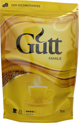 Кофе растворимый Gutt Familie ганулированный м/у 70г