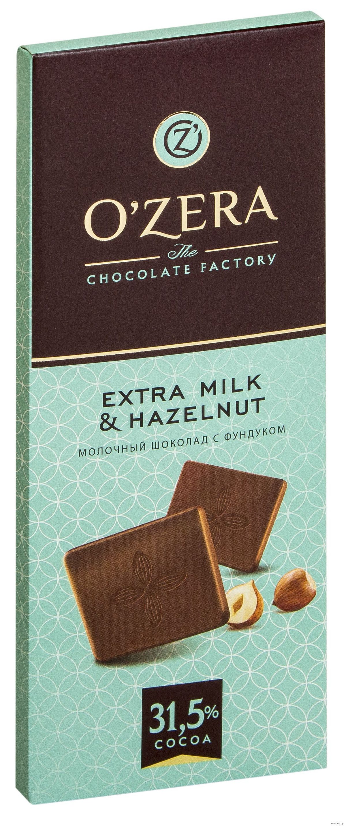 Шоколад O'Zera Extra Milk 90г