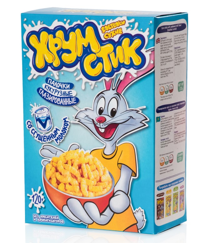 Палочки кукурузные глазированные со сгущенным молоком 120г