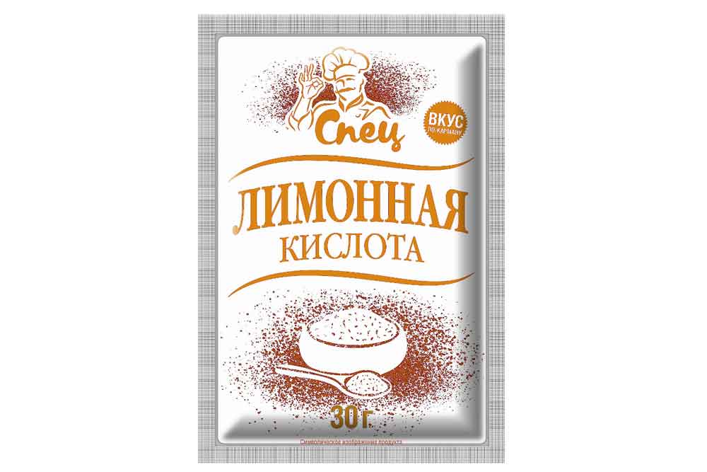 Кислота лимонная Спец 30г