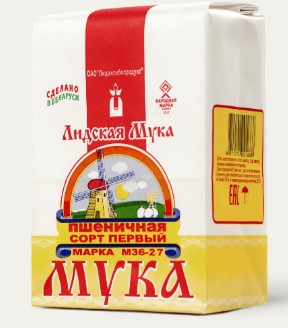 Мука пшеничная 1/с М36-27 2кг