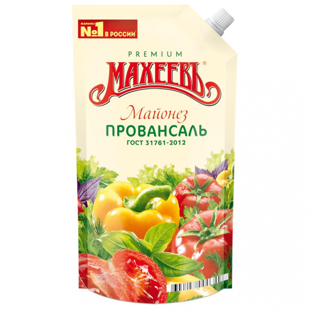 Маянэз Правансаль Махеевъ 67% дой-пак з дазатарам 190г