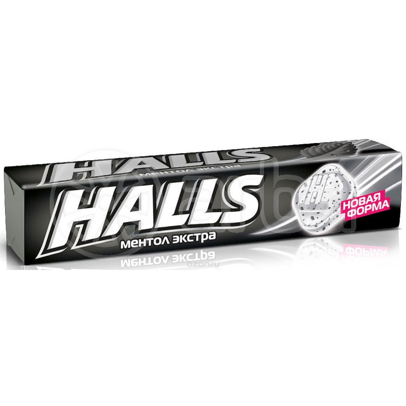 Карамель леденцовая Холлс Ментол Экстра со вкусом ментола и эвкалипта 24,5г
