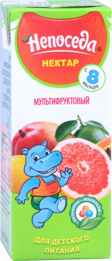 Нектар для детского питания Непоседа мультифруктовый 1л