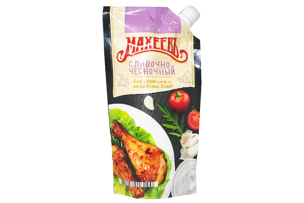 Соус майонезный "Махеев-сливочно-чесночный" 200мл.
