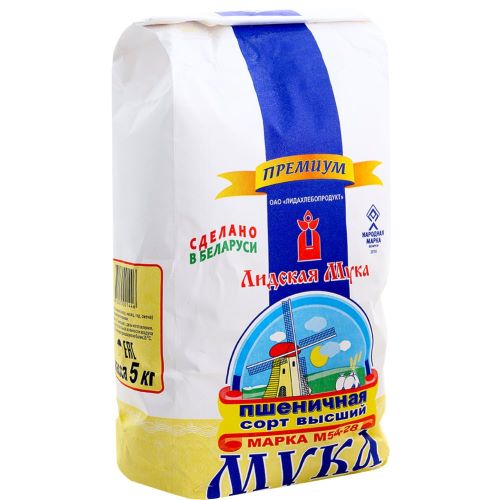 Мука пшеничная Премиум в/с М54-28 5кг