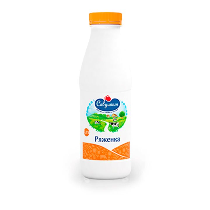 Ряженка "Савушкин", жирность - 3,2%, 420 г.