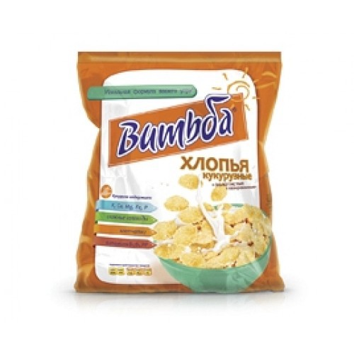 Хлопья кукурузные Золотистые глазированные ц/п 330г