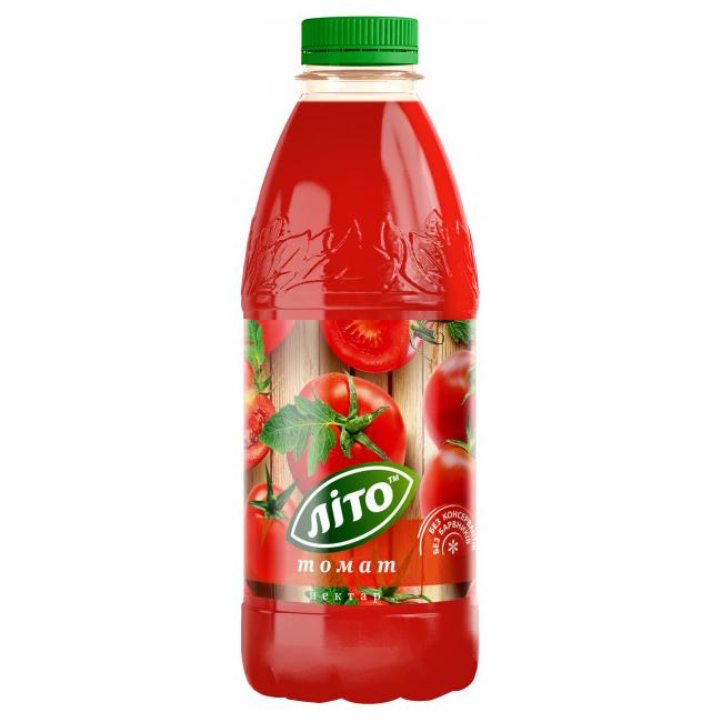 Нектар томатный с солью "Лiто" 0,9л