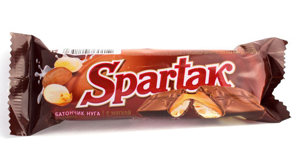 Батончик Спартак с фундуком флоу пак 45г