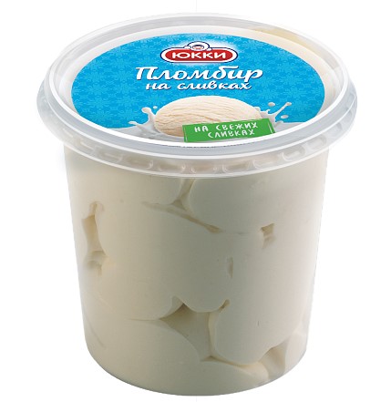 Мороженое пломбир Юкки ароматом ванили 220г