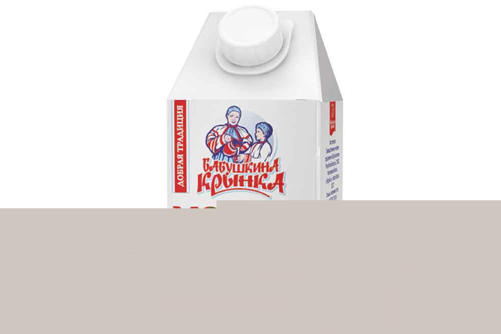 Молоко питьевое Бабушкина крынка стерилизованное 3,2% 500мл