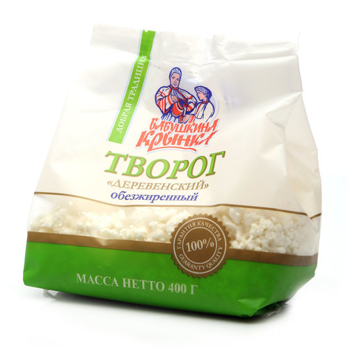 Творог «Деревенский» обезжиренный, 400 г.