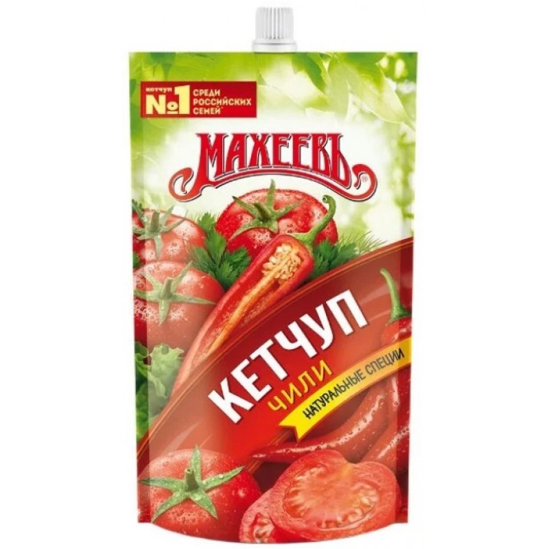 Кетчуп Махеевъ Чылі дой-пак 300г