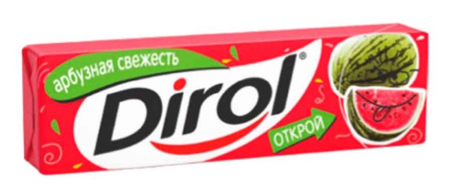 Жевательная резинка Дирол арбузная свежесть 13.6г Россия
