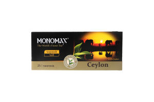 Чай черный байховый Monomax мелкий Ceylon 20*1,2г