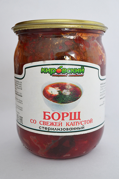Борщ со свежей капусты 0,5л