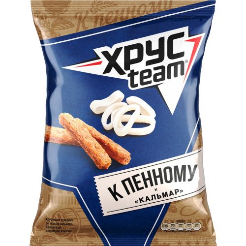Сухарики Хрустим Кальмар дисплей 90г