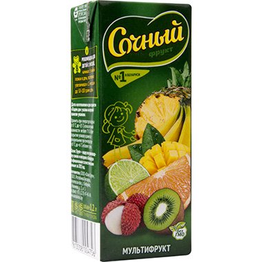 Нектар для дет/пит Сочный новый мультифрукт 0,2л