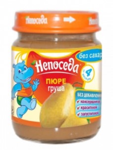 Пюре для дет/пит из груш 100г