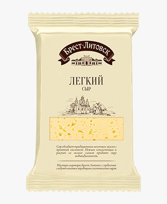 Сыр полутвердый «Брест-Литовск» Легкий, 35 %, 200 г