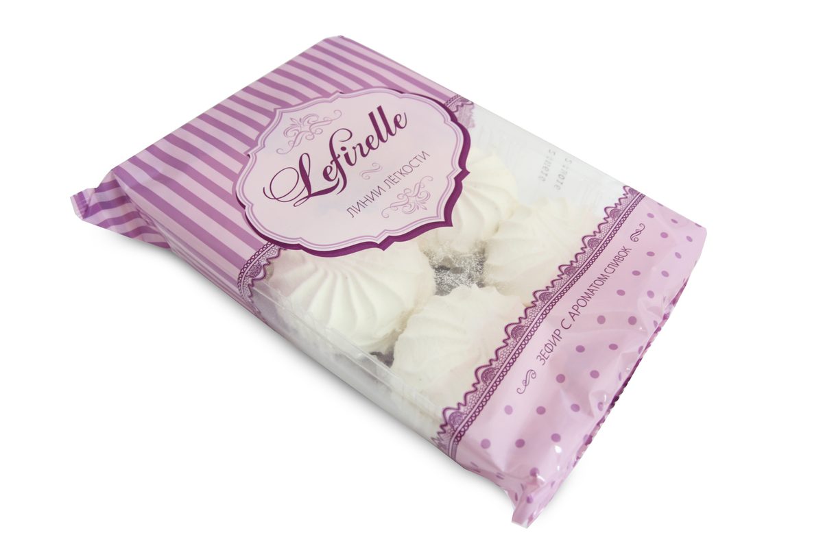 Зефир Lefirelle ванильный кор АЗС 230г