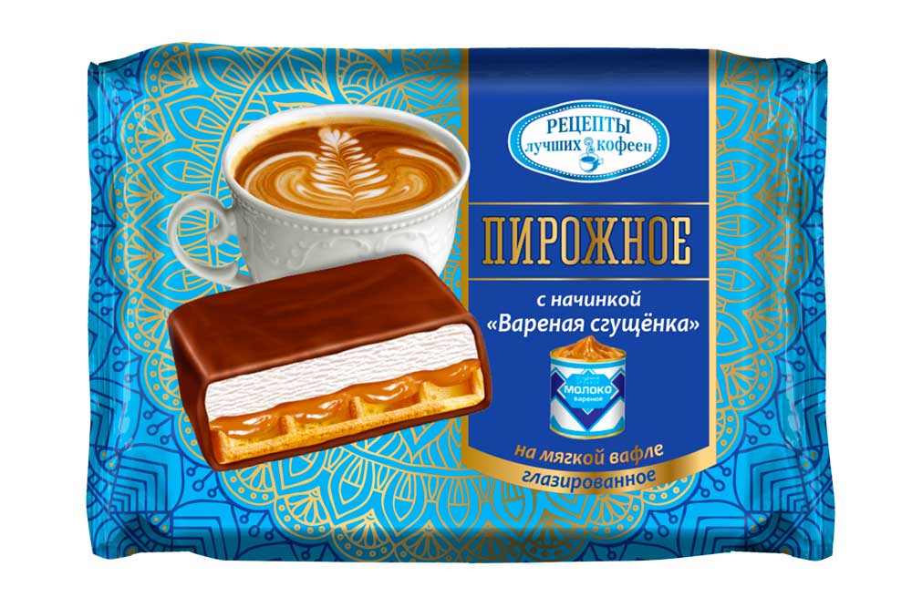 Десерт «Рецепты лучших кофеен» с начинкой "Вареная сгущенка "100г