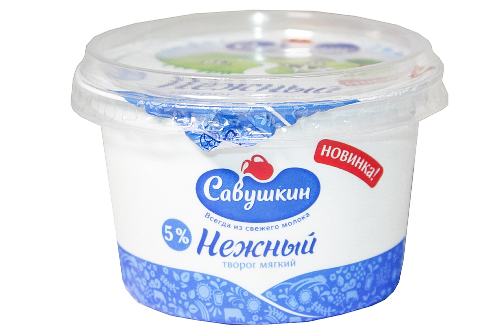Творог мягкий Савушкин п/стакан 5% 200г