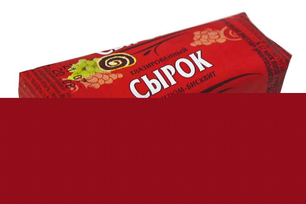 Сырок глазированный Веселые внучата Мак-изюм-бисквит 23% 45г