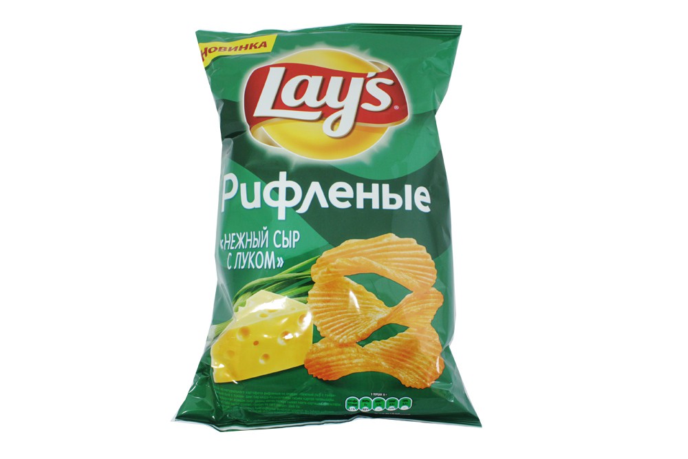 Чипсы "LAY'S" нежный сыр и лук 150г