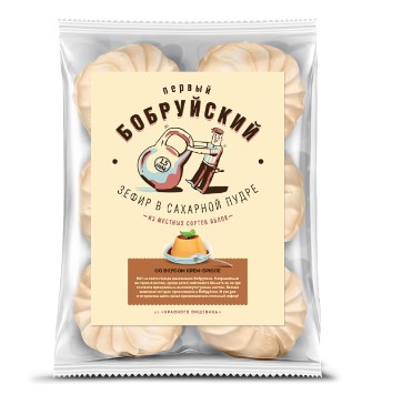 Зефир Первый Бобруйский со вкусом крем-брюле 250г