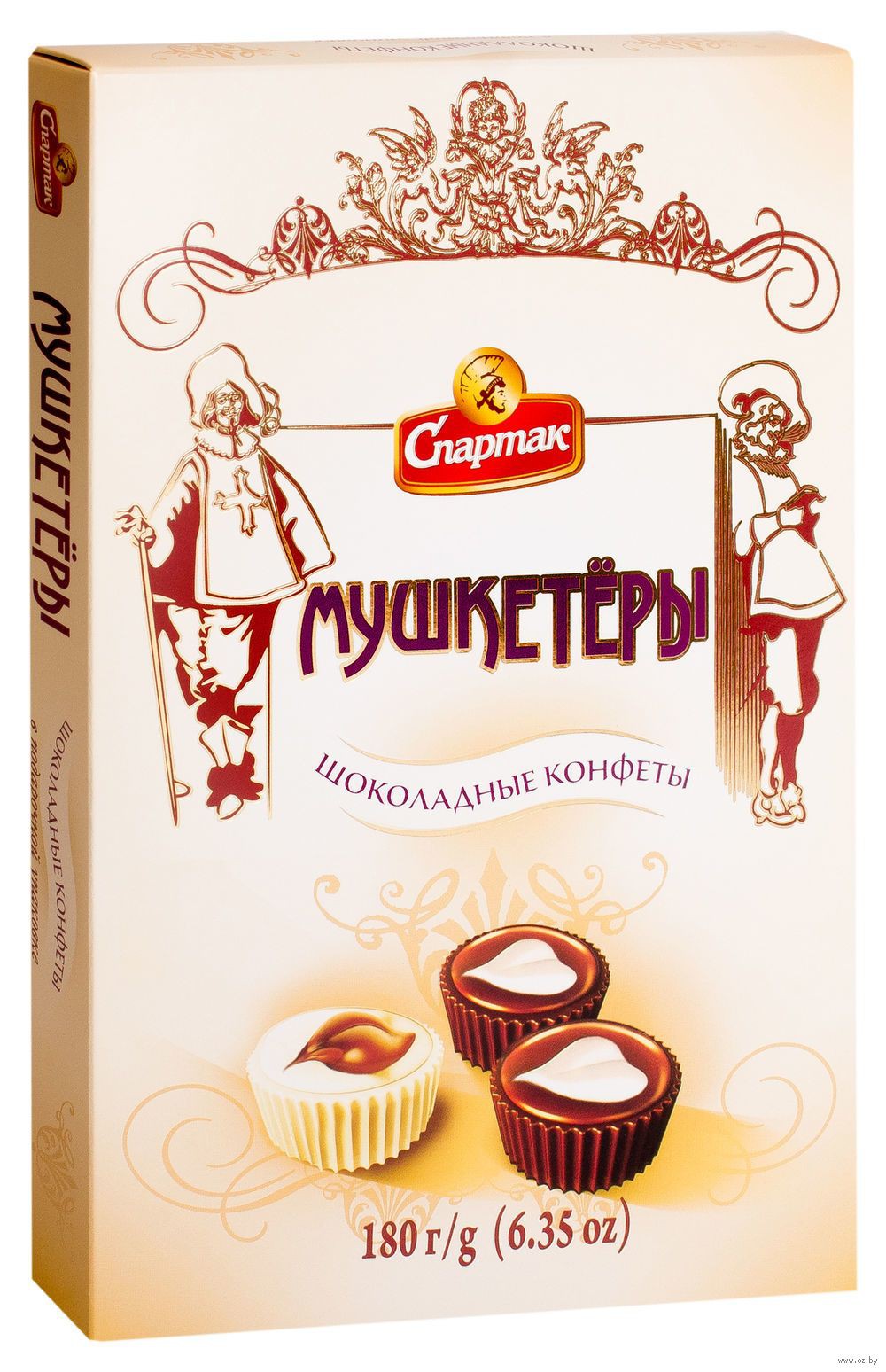 Конфеты в наборе "Мушкетеры" 180 г