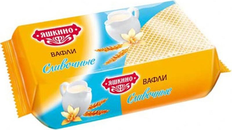 Вафли "Яшкино" Сливочные 200 г