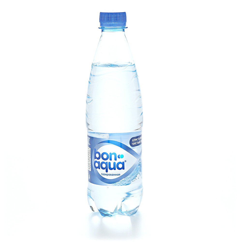 Вода питьевая "Бонаква" сильногазированная 0,5л