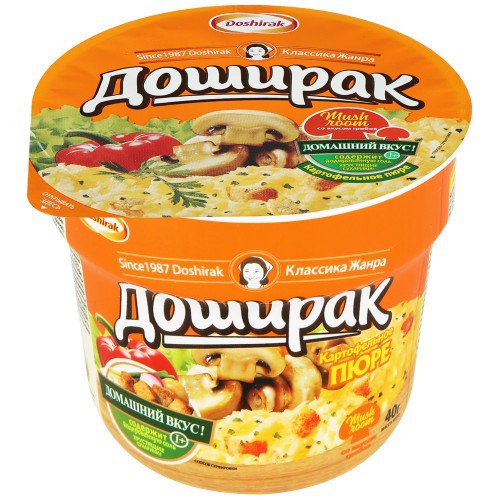 Пюре картоф. б/п со вкусом грибов 40гр