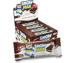 Бисквитное пирожное "Snow max" с какао начинкой 30 гр