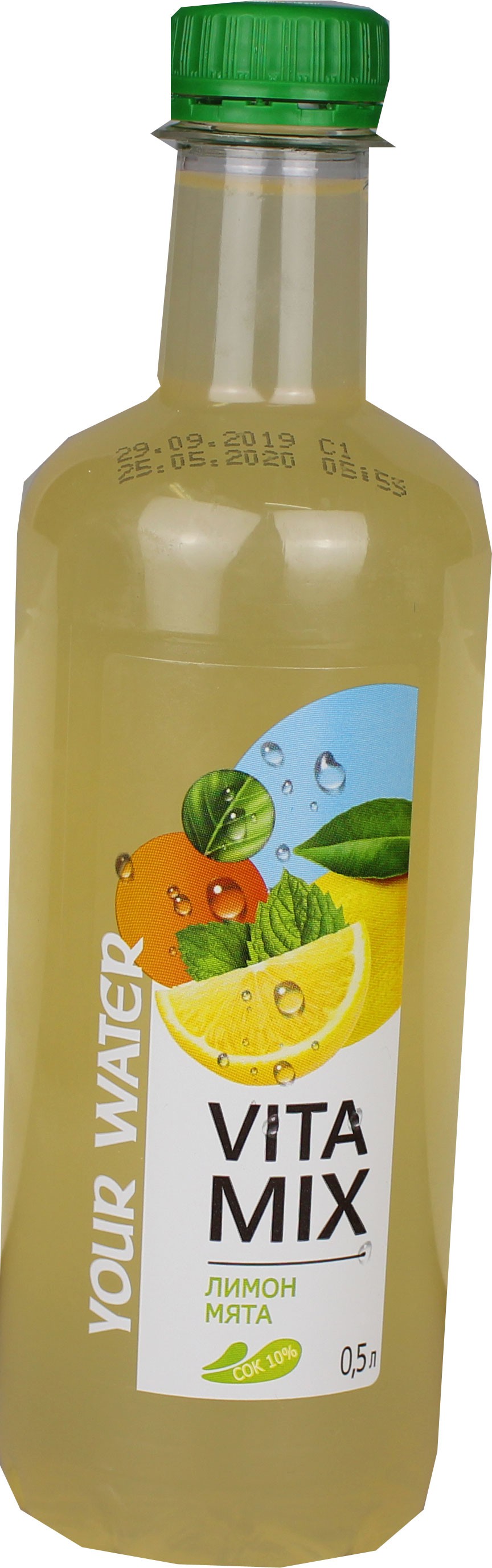 Напиток б/а негаз. "ВитаМикс" лимон и мята 0,5л