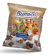 Подушечки с молочно-шоколадной начинкой ц/п 150г