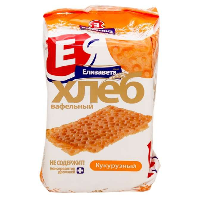 Хлеб вафельный Елизавета кукурузный 80г